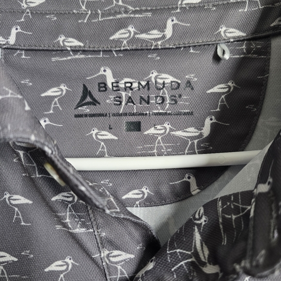 Gray Short Sleeve Tee with Textured Knit - Picture 3 of 3